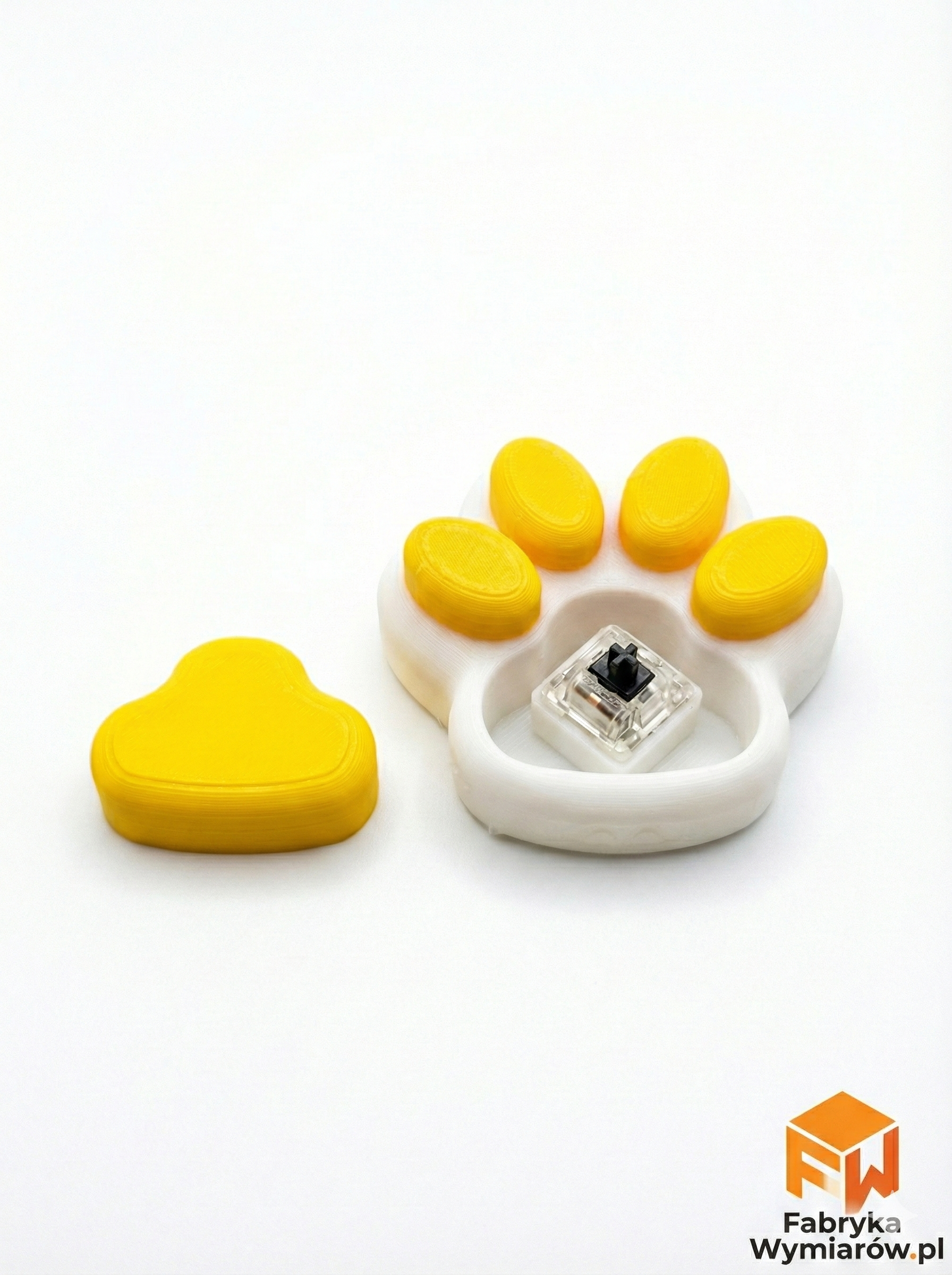 Antystresowa sensoryczna zabawka 3D – „Klikająca Psia / Kocia łapka”